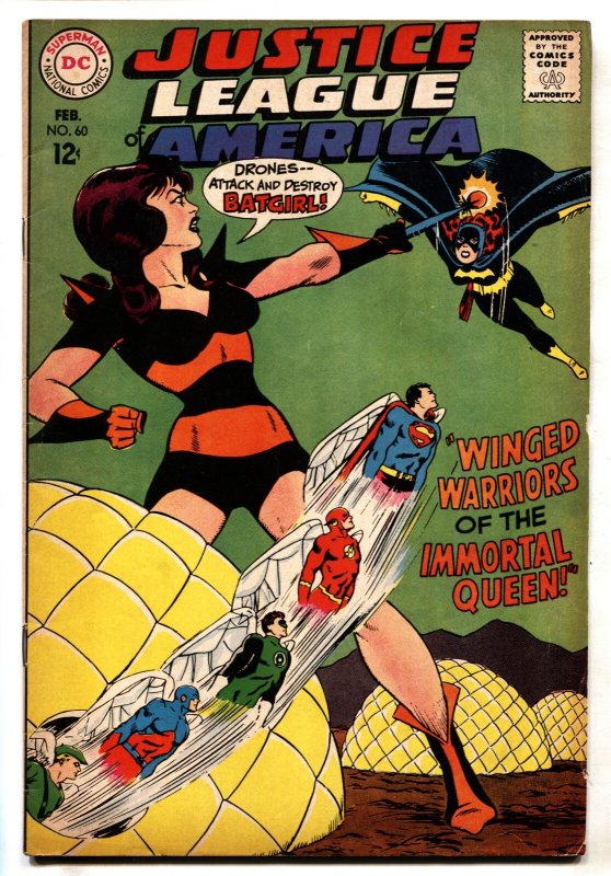 Justice League of America #60 (DC Comics), raw, ungraded comic book — front cover
