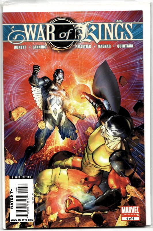 War of Kings #6 (2009), raw, ungraded comic book — front cover