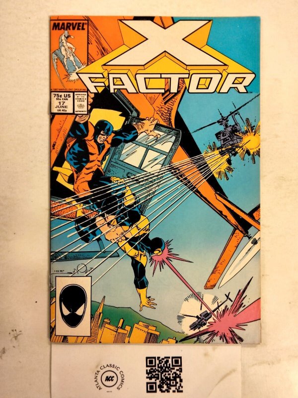 X-Factor #17 (Marvel Comics, 2007), raw comic book in NM condition — front cover