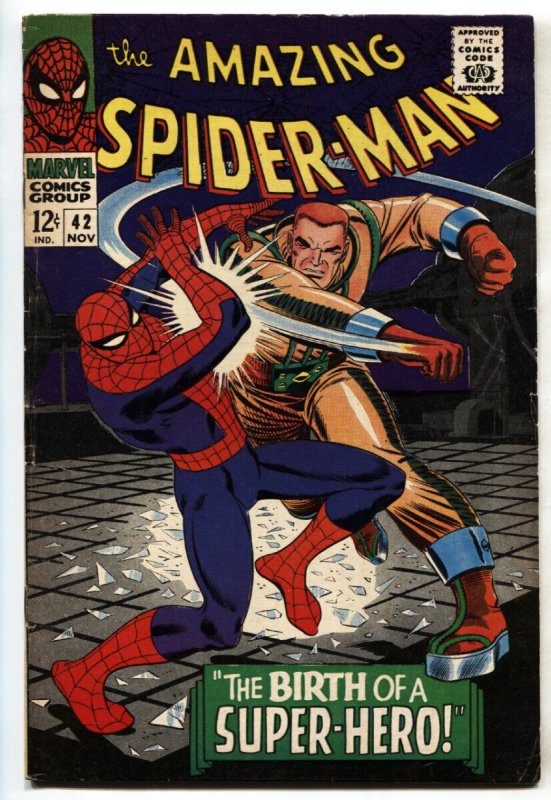 Amazing Spider-Man #42 - 1966 - Marvel - FN - Comic Book (Marvel Comics, 1966), raw comic book in FN condition — front cover