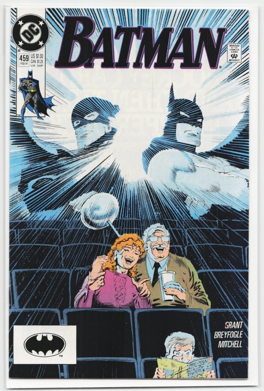Batman #459 (DC Comics, 1991), raw, ungraded comic book — front cover