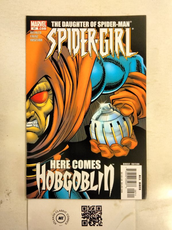 Spider-Girl #97 (Marvel Comics), raw comic book in NM condition — front cover