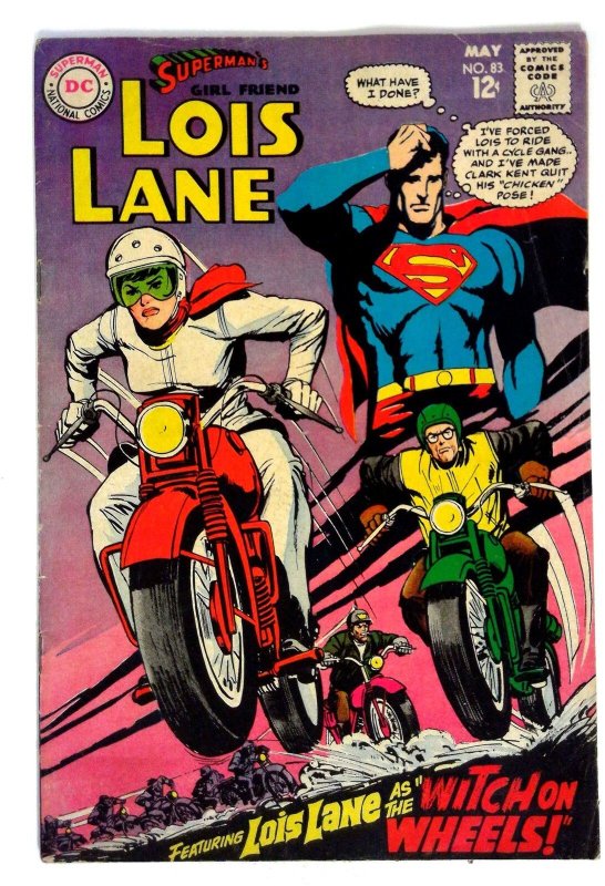 Superman's Girl Friend Lois Lane #83 (DC Comics, 1968), raw comic book in VG condition — front cover