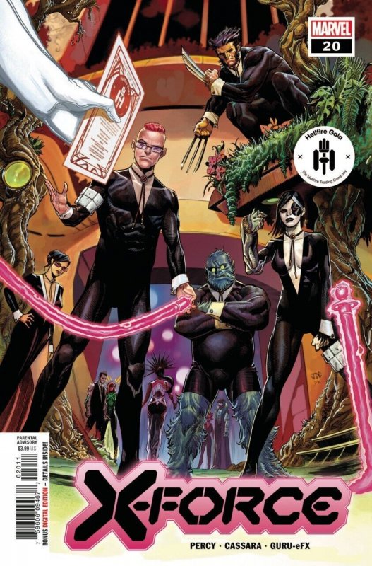 X-Force #20 (Marvel Comics, 2019), raw comic book in VF/NM condition — front cover