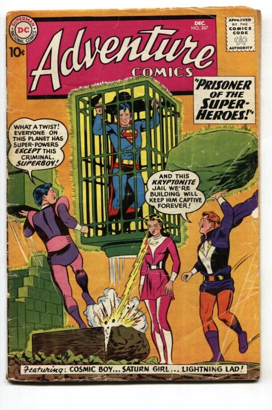 Adventure #267 - 1959 - DC - G - Comic Book (DC Comics, 1959), raw, ungraded comic book — front cover