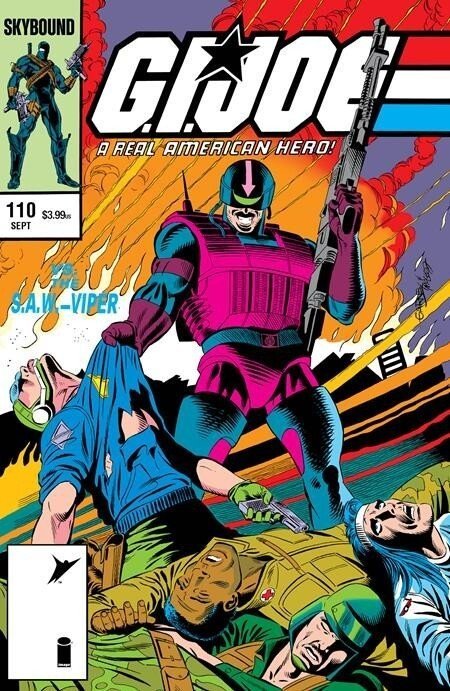GI Joe a Real American Hero #110 (Image Comics, 2026), raw, ungraded comic book — front cover