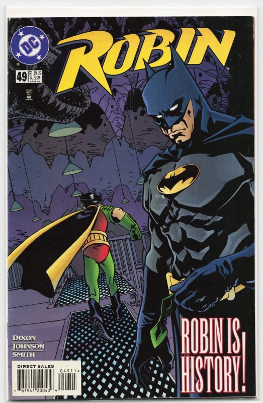 Robin #49 (DC Comics, 1998), raw, ungraded comic book — front cover