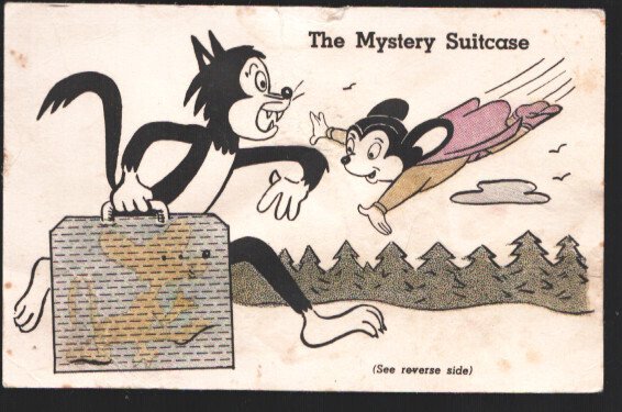 Mighty Mouse Mystery Color Picture #3 (1957), raw comic book in VG condition — front cover