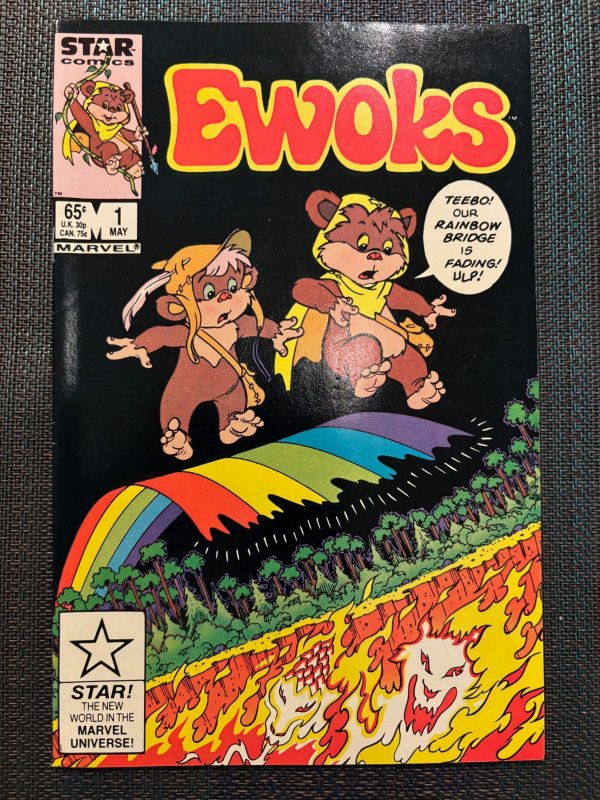 Ewoks #1 (1985), raw, ungraded comic book — front cover