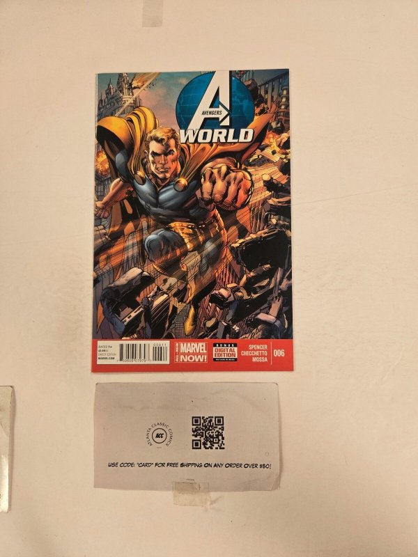 Avengers World #6 (Marvel Comics), raw comic book in NM condition — front cover