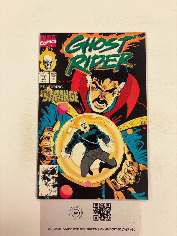 Ghost Rider #12 (Marvel Comics), raw comic book in NM condition — front cover