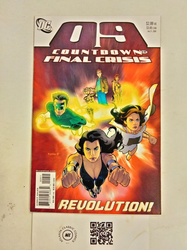 Countdown #9 (DC Comics, 2008), raw comic book in NM condition — front cover