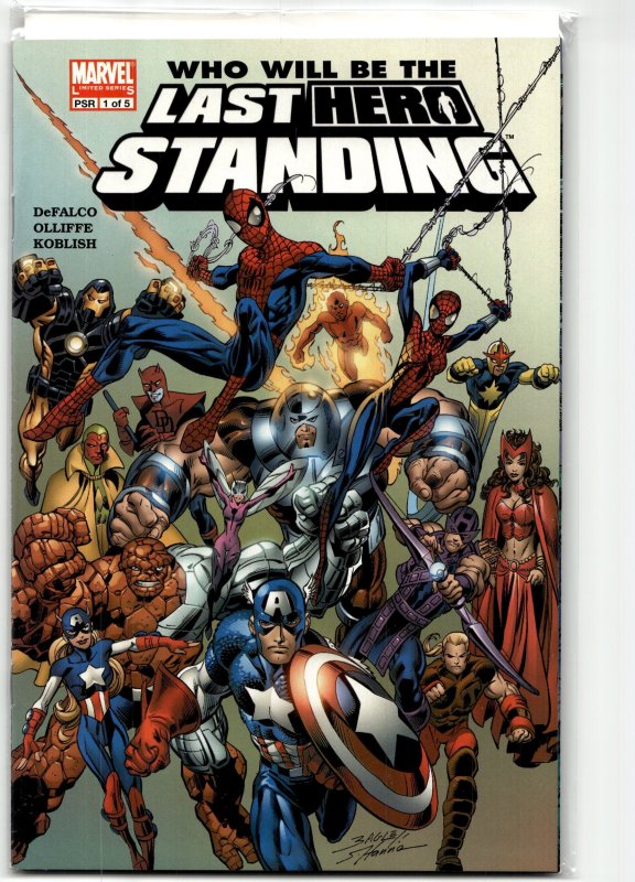 Last Hero Standing #1 (2005), raw, ungraded comic book — front cover