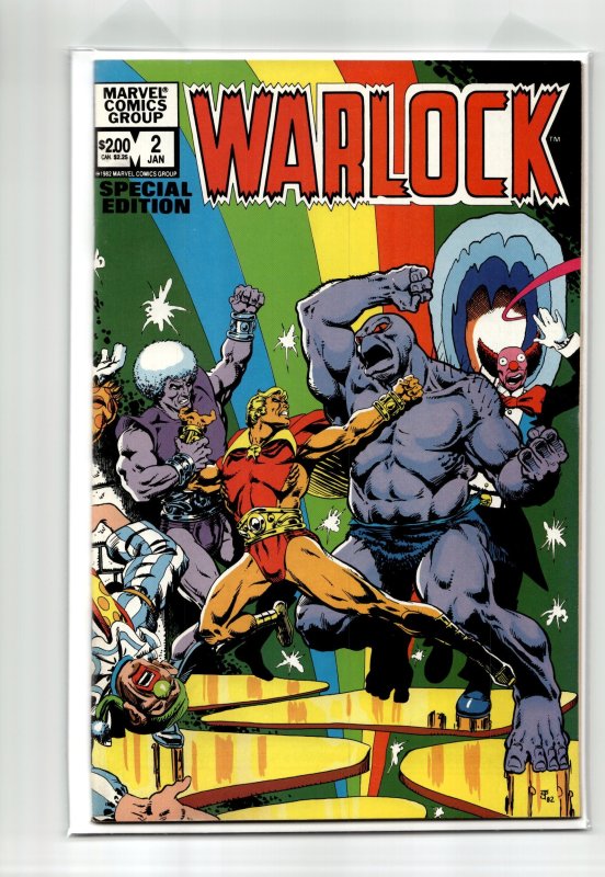 Warlock #2 (Marvel Comics, 1983), raw, ungraded comic book — front cover