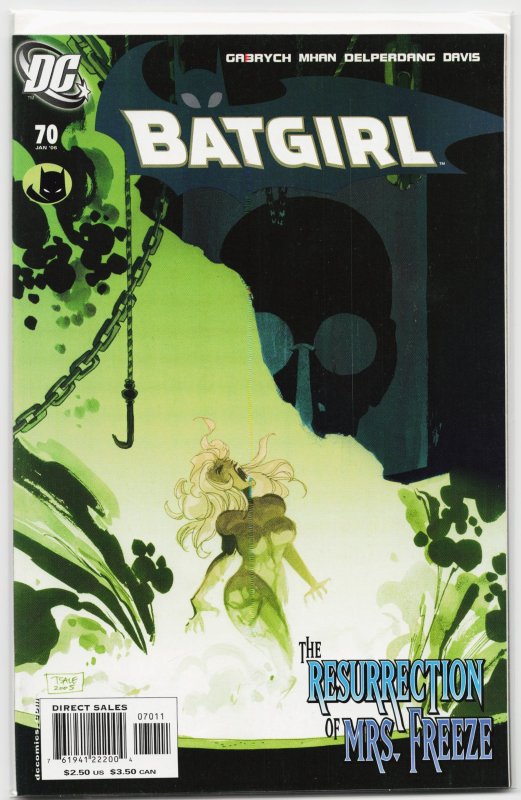 Batgirl #70 (DC Comics, 2006), raw, ungraded comic book — front cover