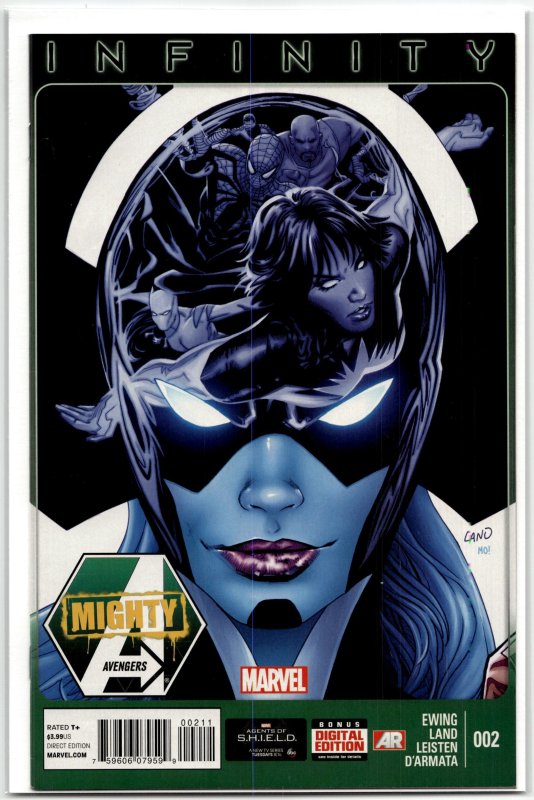 Mighty Avengers #2 (Marvel Comics, 2013), raw, ungraded comic book — front cover