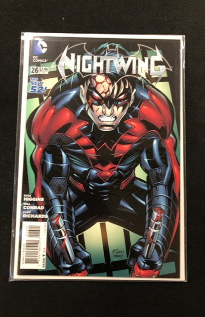 Nightwing #26 (DC Comics, 2014), raw, ungraded comic book — front cover
