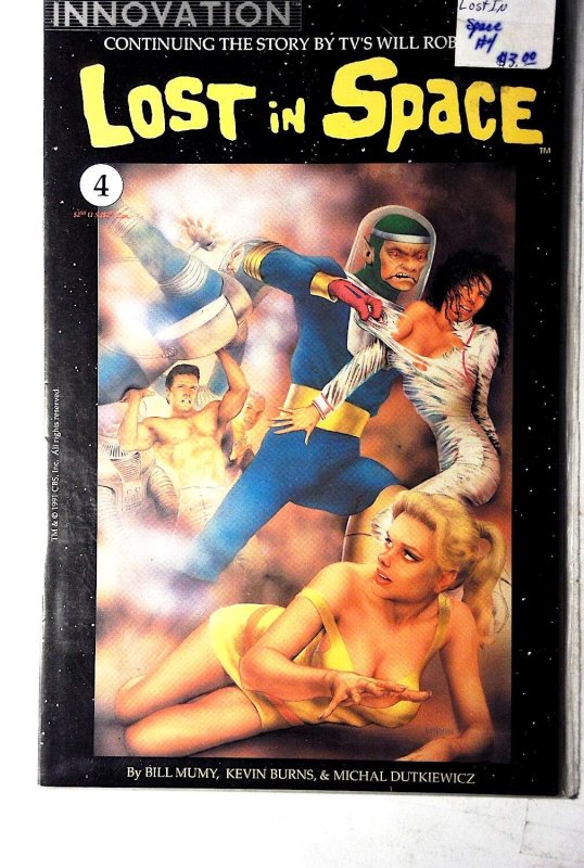Lost in Space #4 (1992), raw, ungraded comic book — front cover