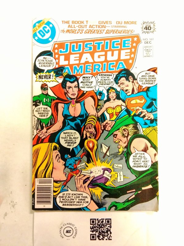 Justice League of America #161 (DC Comics), raw comic book in VF condition — front cover