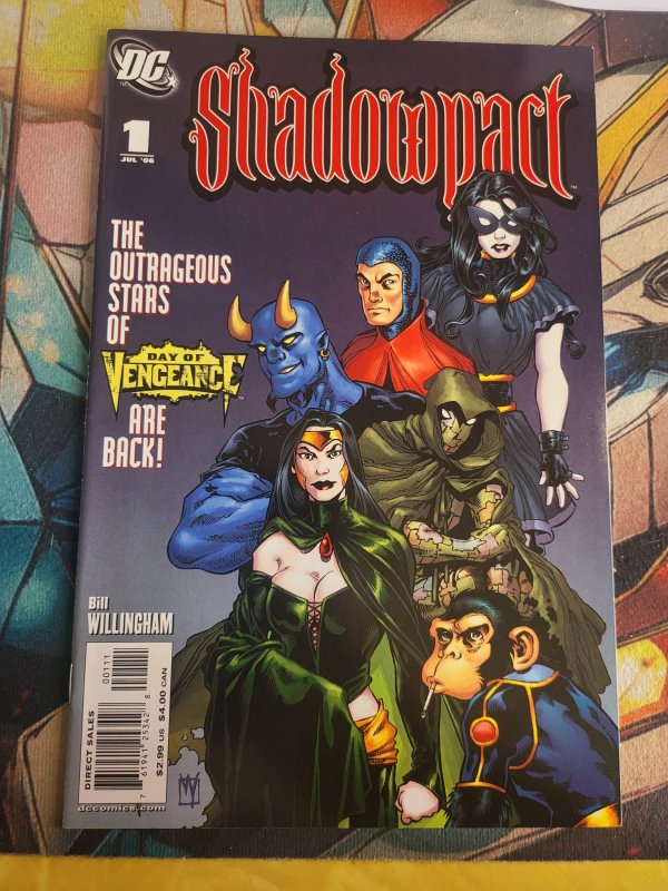 Shadowpact #1 (DC Comics, 2006), raw, ungraded comic book — front cover