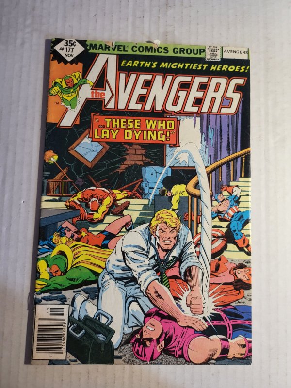 The Avengers #177 (Marvel Comics, 1978), raw, ungraded comic book — front cover