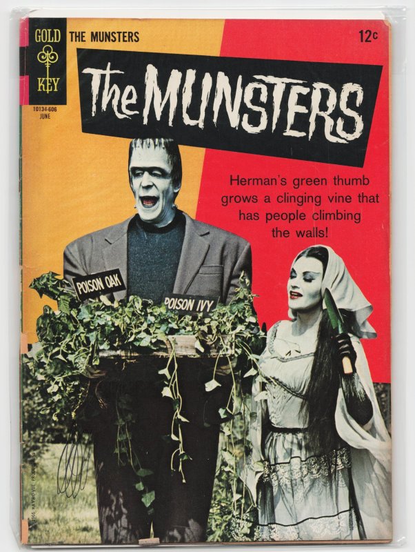 The Munsters #7 (Gold Key Comics, 1966), raw, ungraded comic book — front cover
