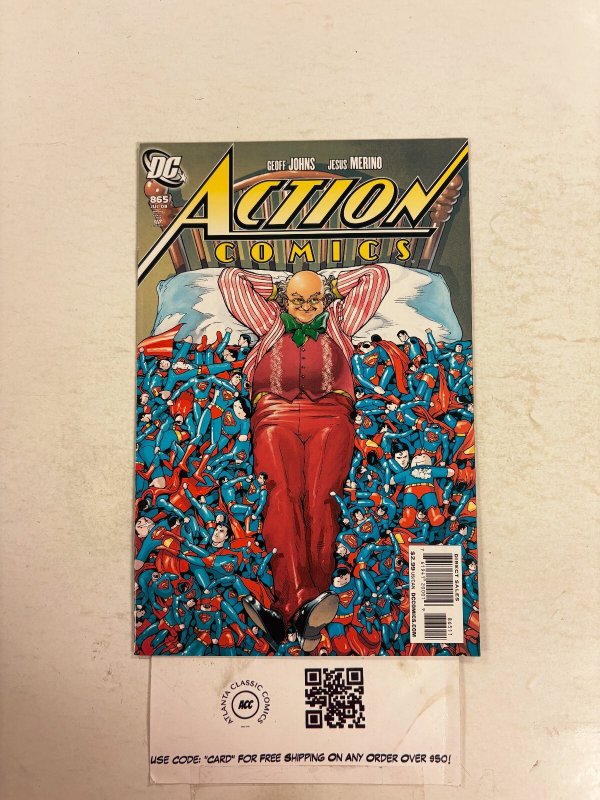 Action Comics #865 (DC Comics), raw comic book in NM condition — front cover