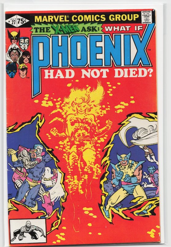 What If? #27 (Marvel Comics, 1981), raw, ungraded comic book — front cover