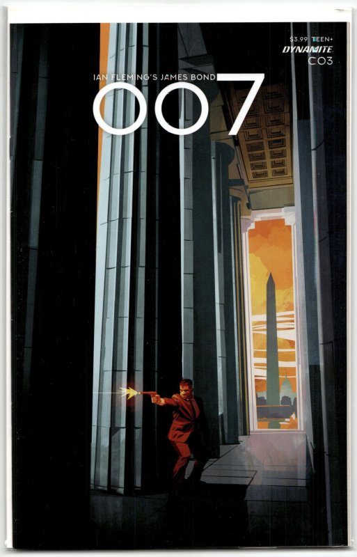 James Bond 007 #3 (Dynamite Entertainment, 2022), raw, ungraded comic book — front cover