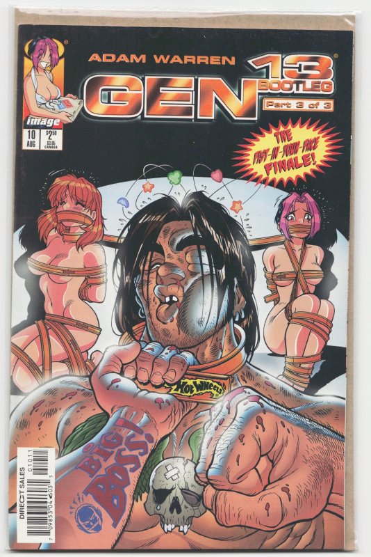 Gen 13 Bootleg #10 (Image Comics, 1997), raw, ungraded comic book — front cover