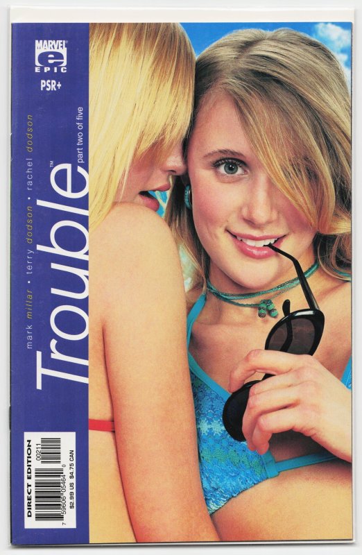 Trouble #2 (2003), raw, ungraded comic book — front cover