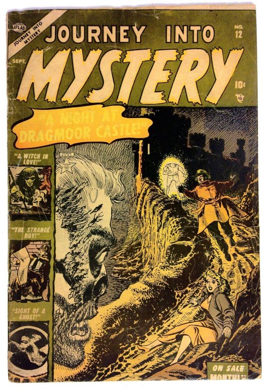 Journey into Mystery #12 (Marvel Comics, 1953), raw, ungraded comic book — front cover