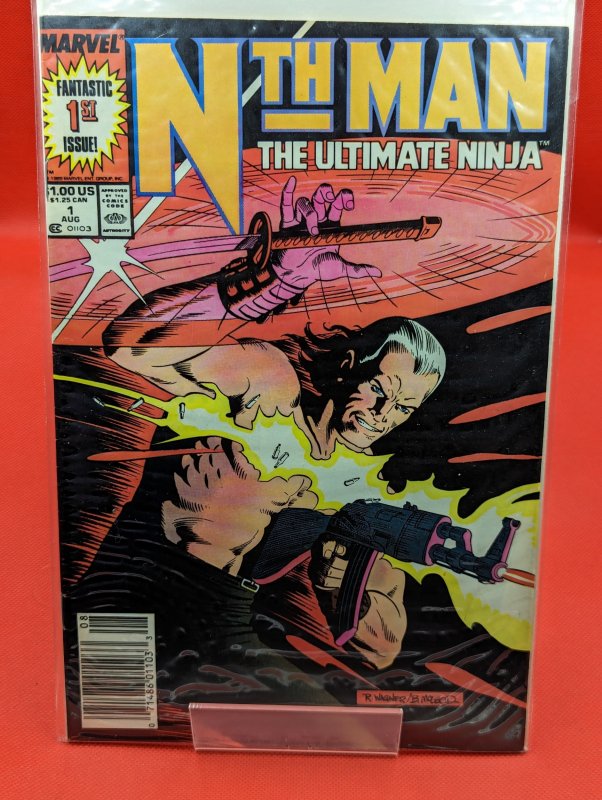 Nth Man the Ultimate Ninja #1 (1989), raw, ungraded comic book — front cover