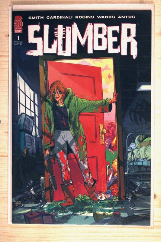 Slumber #1 (2022), raw comic book in NM+ 9.6 condition — front cover