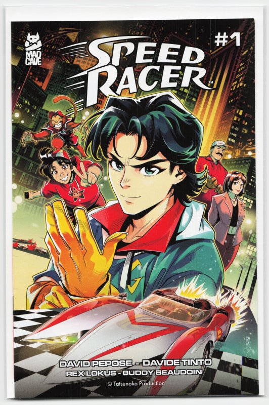 Speed Racer #1 (2025), raw, ungraded comic book — front cover