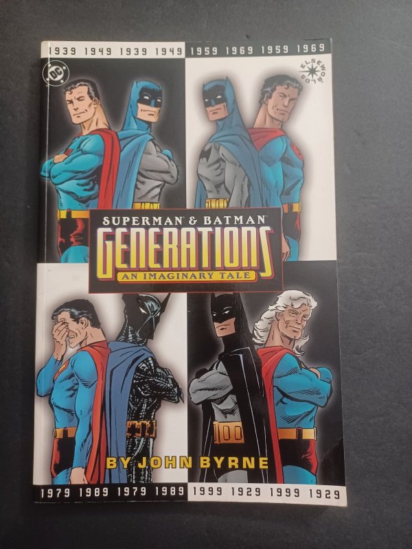 Superman and Batman Generations TPB - John Byrne - Elseworlds - 2000 (2000), raw, ungraded comic book — front cover