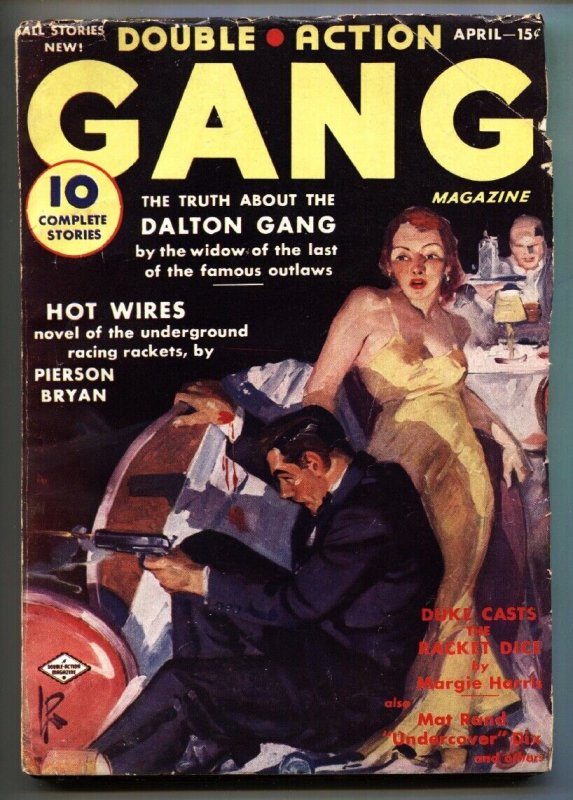 Double Action Gang Magazine #3 (1938), raw, ungraded comic book — front cover