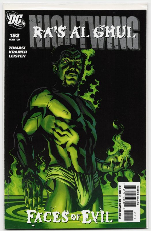 Nightwing #152 (DC Comics, 2009), raw, ungraded comic book — front cover