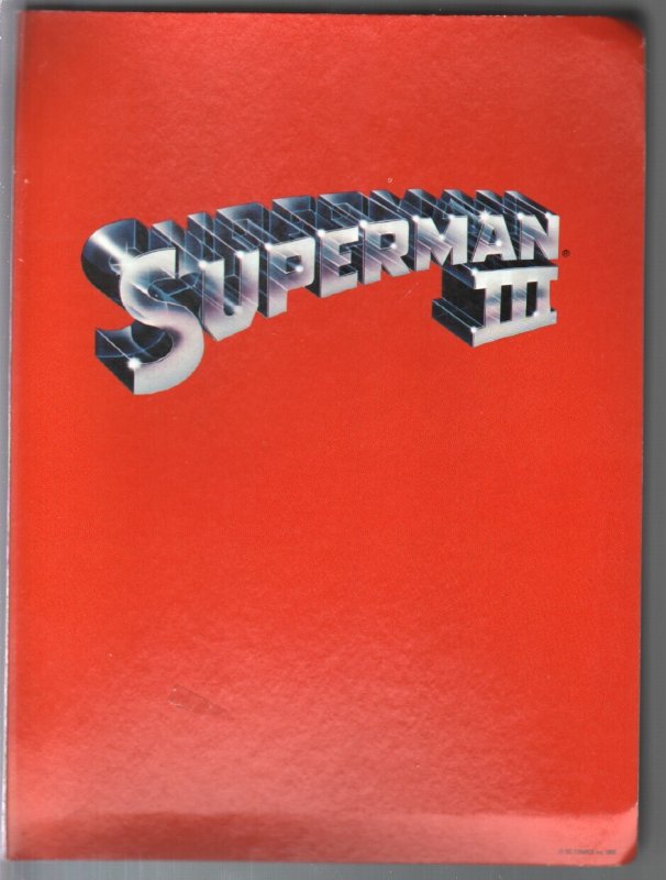 MAG: Superman III Press Release 1983-Warner Bros-about 75 Pages-red Superman ... (1983), raw, ungraded comic book — front cover