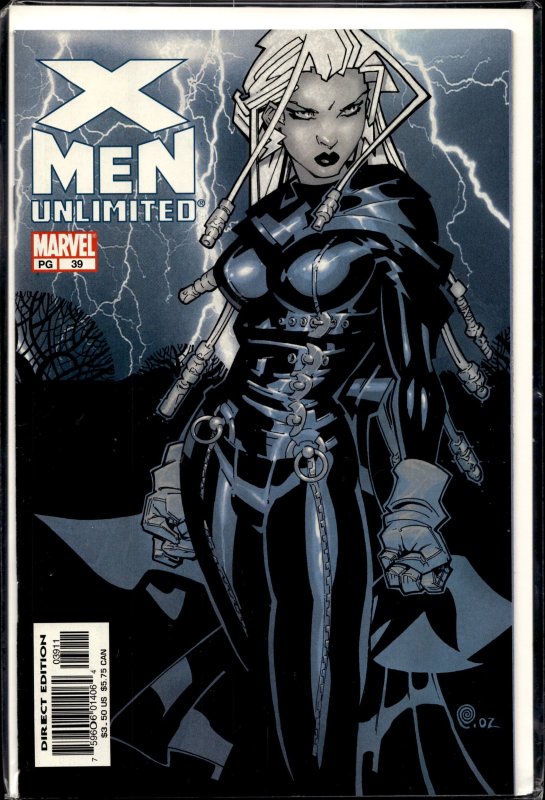X-Men Unlimited #39 (Marvel Comics, 2003), raw, ungraded comic book — front cover