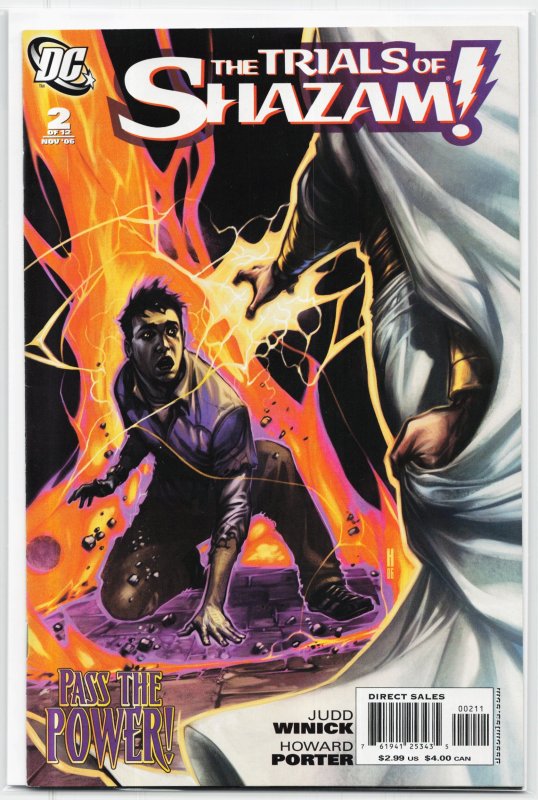 The Trials of Shazam! #2 (2006), raw, ungraded comic book — front cover