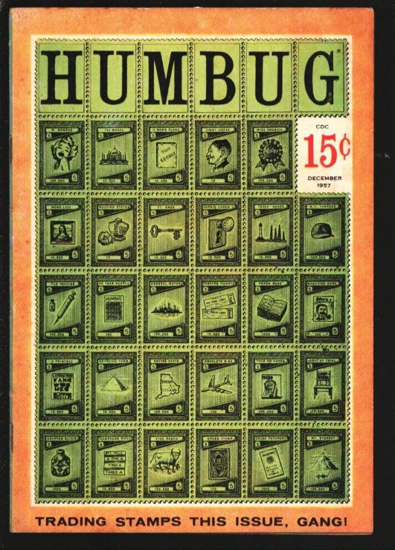 Humbug #5 (1957), raw comic book in FN- condition — front cover
