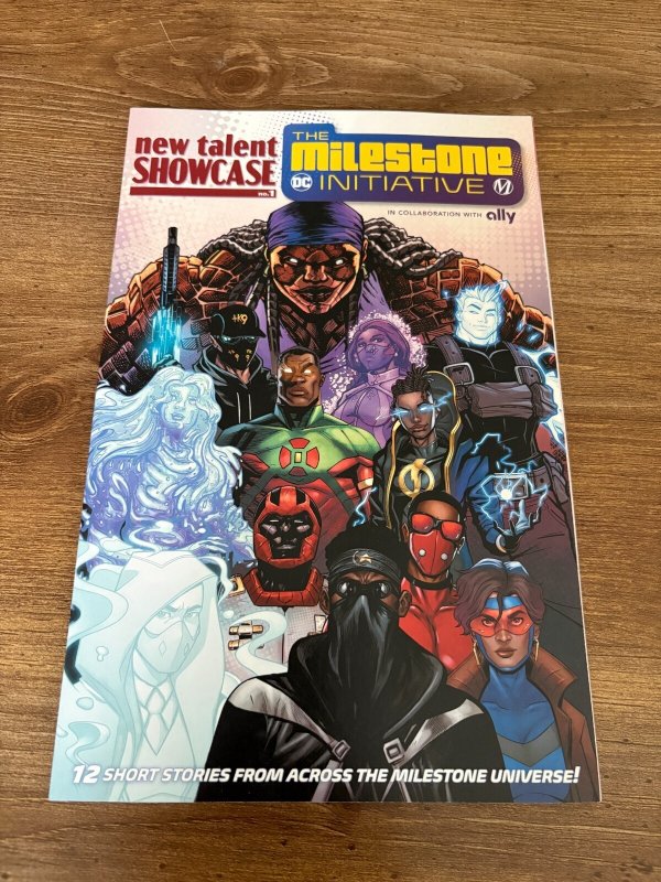 New Talent Showcase Vol #1 (DC Comics), raw comic book in NM condition — front cover