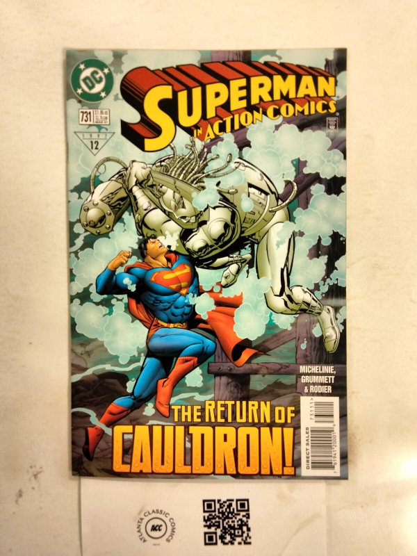 Action Comics #731 (DC Comics), raw comic book in NM condition — front cover