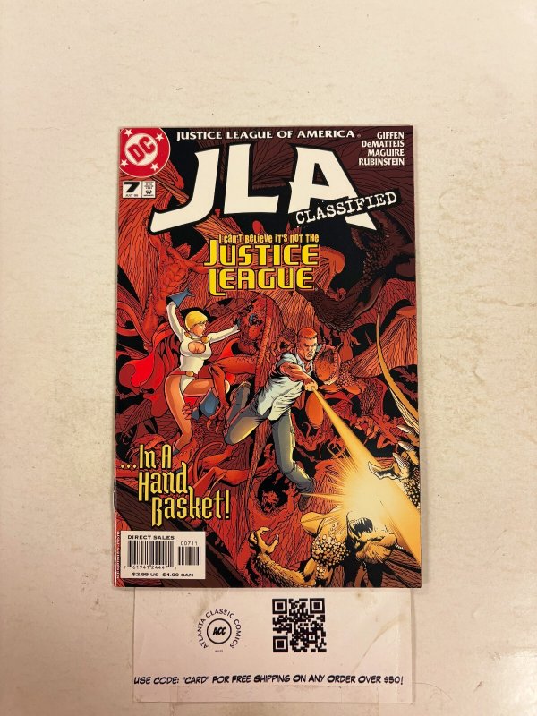 JLA Classified #7 (DC Comics, 2005), raw comic book in NM condition — front cover