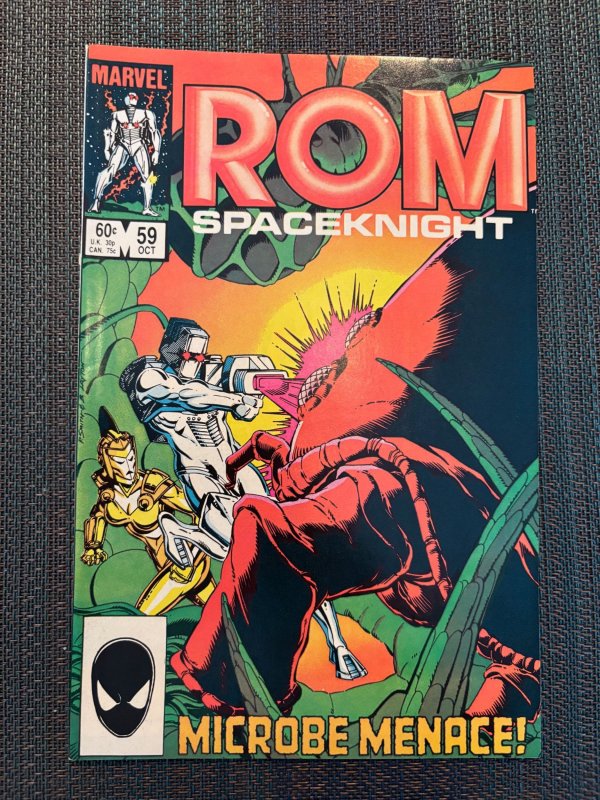 Rom #59 (Marvel Comics, 1984), raw, ungraded comic book — front cover
