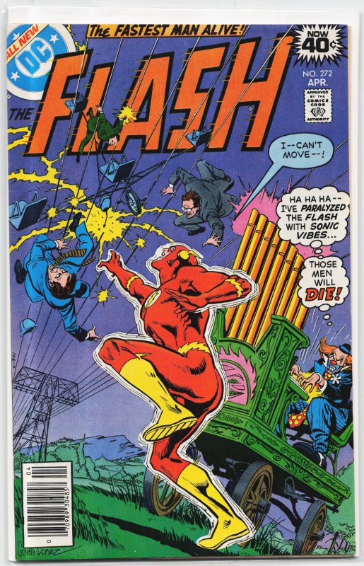 The Flash #272 (DC Comics, 1979), raw, ungraded comic book — front cover