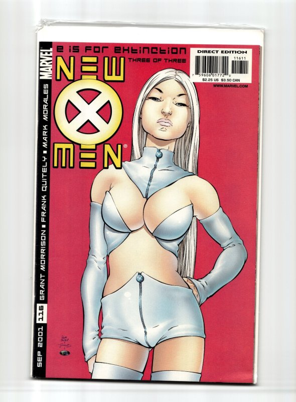 New X-Men #116 (Marvel Comics, 2001), raw, ungraded comic book — front cover
