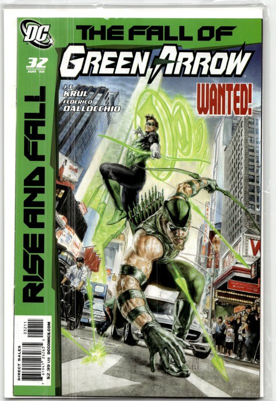 Green Arrow #32 (DC Comics, 2010), raw, ungraded comic book — front cover