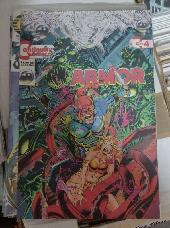 Armor the Rise of Magic #4 (1994), raw, ungraded comic book — front cover